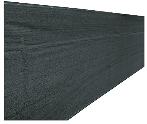 NOOR Zaunblende 1,8 x 50m mit Befestigungs-Schnur I Zaunblende Sichtschutz, winddurchlässig I Zaunblende, vielfach anwendbar I Tennisblende/Gartenzaun-Blende/Schattier-Netz I Anthrazit