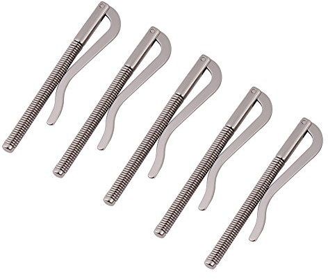 Portafoglio Spring Clip, 5Pcs Non Deformazione Money Spring Clip Tool per Bifold Portafoglio in pelle Borsa Porta carte di credito