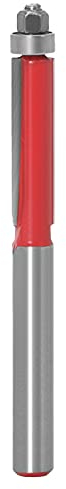 wojonifuiliy 6mm Fräser Schaft Bündigfräser - Zweischneidiges Schneiddesign - Gerade Bündig Trim Router Bit - Holzbearbeitung Schneidwerkzeug - Router Bits Fräser - Klingengröße (6X5/16)