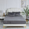 Damier Winter Spannbettlaken 90x200x30cm Grau Plüsch Bettlaken Flauschige Cashmere Touch Warme Spannbetttuch Geeignet für 30cm Matratze