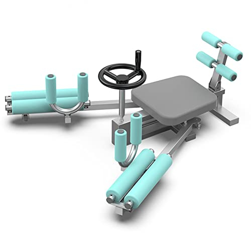 NENGGE Beinstrecker Maschine 96 x 30 x 40 cm, Stahl-Hochleistungs-Beinstretching-Trainingsgerät, 350LBS Beinstrecker-Gerät Bein Bahre Training Stahlrahmen Kapazität 160 kg, für Zuhause,Blau