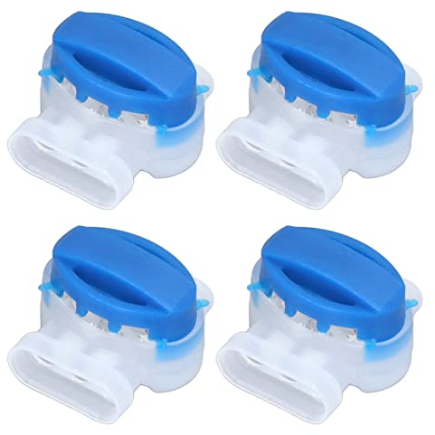 YWBL-WH Morsettiera Telefonica, 20 Connettori a 3 Fili Elettrici, Connettori per Cavi di Blocco per Connettori per Cavi in plastica Ingegneristica, Tosaerba e Trattori