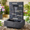 Contemporary Trough Garden Water Feature H70cm
