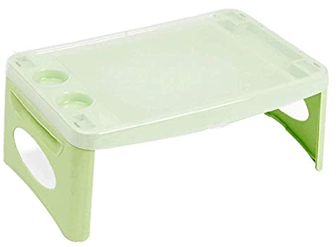 Tavolo Pieghevole in Plastica Tavolo da Pranzo a Letto con Piedini Pieghevoli Può Essere Utilizzato per La Lettura della Dieta Vassoio da Letto Multifunzionale per Laptop per Lavoro con Cassetto