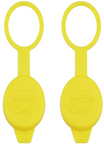 The Lord of the Tools 2Pcs Windscreen Washer Bottle Cover Replacement 6450562 13118170 55105094 Compatible with Corsa D/Astra H/Zarifa B Windscreen Washer Cap Plastic