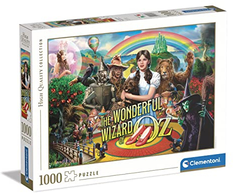 Clementoni - 39746 Collection - The Wonderful Wizard of Oz, Puzzle 1000 Teile Für Erwachsene Und Kinder 10 Jahren, Geschicklichkeitsspiel Für Die Ganze Familie