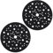 Be In Your Mind 2pcs 150mm 67 trous Disque de Protection Adhésif pour Tampon d'interface Souple pour Tampon de Ponçage Pneumatique et Électrique Auto-aspiration Machine de Polissage et Ponceuse