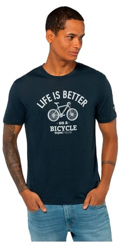 super.natural Better Bike Tee Herren blau