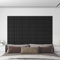 INLIFE Wandpaneele 12 STK. Schwarz 30x15 cm Kunstleder 0,54 m²,2.45kg,343967