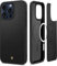 CYRILL by Spigen Kajuk Mag Case Compatible with iPhone 15 Pro Max (2023), Premium Vegan Leather Case [Compatible with MagSafe] - Black