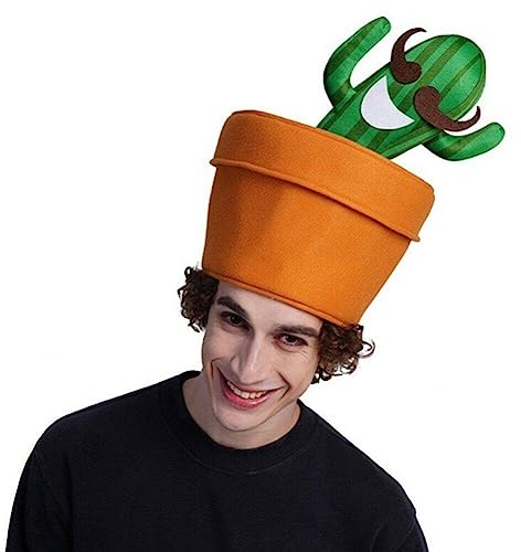 Fituenly Lustige Party Lebensmittel Hüte Kaktus Torten Halloween Kostüm Party Dress Up Cosplay Requisiten Neuheit Spaß Hut Party Supplies