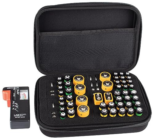 Venom Battery Storage Case and Organiser with Battery Charge Tester