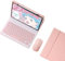 KMXDD iPad Keyboard Case with Mouse and Removable Bluetooth Keyboards (Pink) for 9th and 10.5 inch Pro versions