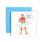 Huxters Birthday Cards for Men – Iron Man Ironing Happy Birthday Card for Birthday - Friend Birthday Card for Brother Uncle Grandad – Funny Birthday Card