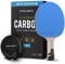 PRO SPIN Pala de Ping Pong con Fibra de Carbono | Edición Limitada Color Azul | Madera 7-ply, Goma Ofensiva, Esponja 2 mm | Mejora tu Juego con Las Palas de Ping Pong de Carbono Serie Elite