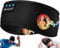 ZUMUSEN Schlafkopfhörer Stirnband Bluetooth 5.4, Super Weiche 15+ Stunden Wiedergabe Sleep Headphones Sportskopfhörer für Männer und Frauen,Stirnband Kopfhörer mit Mikrofonen für Training,Joggen,Yoga