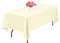 1 Packung Beige Polyester-Tischdecken,153 x 260 cm rechteckige Tischdecke, waschbar und wiederverwendbar, Flecken- und knitterfest, für Hochzeit, Party, Bankett, Camping, Restaurant, Dekoration