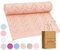 Mikos* 100% Bio-Baumwoll Leichte Babydecke - Ajourmuster - Perfekt für Sommer & Frühling - Strickdecke für Babys, Kinder und Neugeborene Hypoallergen 80x100cm (28) (Apricose)