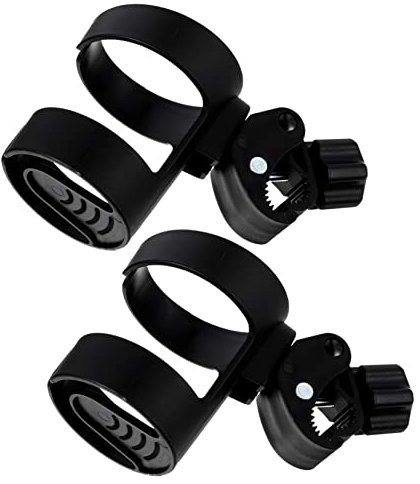 BESTonZON 2stücke Kinderwagen Flaschenhalter Aus Robustem Multifunktionaler Organizer Für Babyflaschen Wassergläser Und Smartphones Einfache Montage Kompatibel Mit Kinderwagen Und Buggy