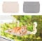 Pet Prime Cat Hammock Up to 20kg, Cat Window Perch Self-Cooling, Foldable Cat Window Bed with breathable Mesh Cover and Soft Self-Warming Cover, Strong Suction Cup, for Smooth Surfaces - Large