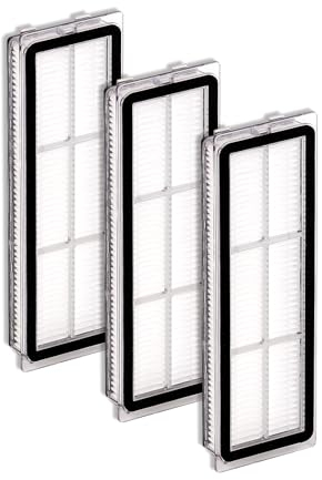3 Stück HEPA-Filter kompatibel mit Dreametech S10, S10 PRO, S10 PLUS, L10s Ultra, L10s Pro, L10 Ultra, Z10 Pro, B101CN, 1C, W10, X10+, L10+ plus, Z10 Pro, D10 PLUS, Xiaomi X20+, Staubsaugerfilter-Set