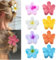 Pinze per Capelli Fiori Clip Artiglio 8 Pezzi Fermagli Antiscivolo Clip Forte Tenuta Grandi per Capelli Spessi e Sottili Fermaglio per Capelli con Fiore Hawaiano per Ragazze e Donna