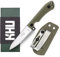 KHU Mini Coltello a lama fissa EDC Coltello da caccia Coltello da sopravvivenza Coltello Bushcraft 440C Acciaio G10 Handle, All'aperto caccia campeggio accessori With Kydex Sheath - 25A