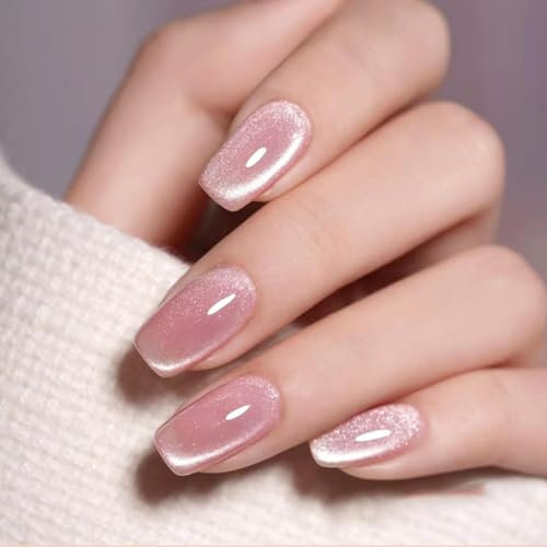 Kabwea 24 StüCk Press On Nails AcrylnäGel SchöNheit, Press On Nails, NäGel Zum Aufkleben, Nail Tips, Fake Nails, FingernäGel, KüNstliche NäGel, KunstnäGel, Nails