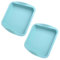 LANYOTA Silikon-Kuchenform-Set, Antihaft, 2x rechteckig, türkis