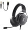 FOXXRAY Cuffie da gioco BA-68 per PC, cuffie over-ear leggere con microfono, driver dinamici da 50 mm, jack audio da 3,5 mm, morbido cuscino in memory foam, microfono rimovibile