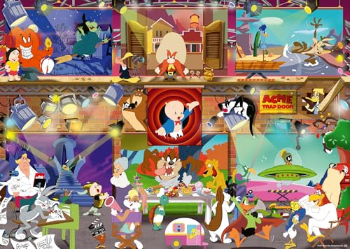 Ravensburger Looney Tunes Puzzle – 1000 Piece Durable Jigsaw Puzzle for Family Fun