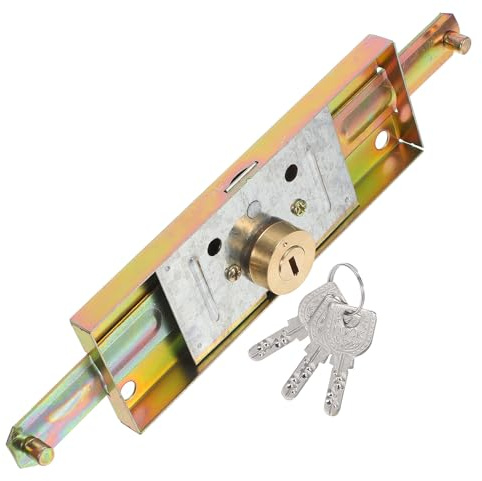 Sewroro Serratura Antifurto per Porte Commerciali con Chiave Serratura Doppia Faccia per Serrande e Garage Protezione Sicurezza Porte Esterne e Basculanti per Negozi e Magazzini