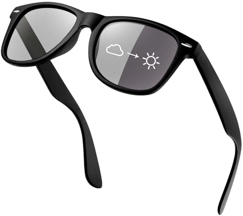 KANASTAL Polarisiert Sonnenbrille Herren und Damen Retro Klassische Rechteckig Sonnenbrille UV400 Schutz für Fahren Wandern Golf Fischen Outdoorsport Hellgrau