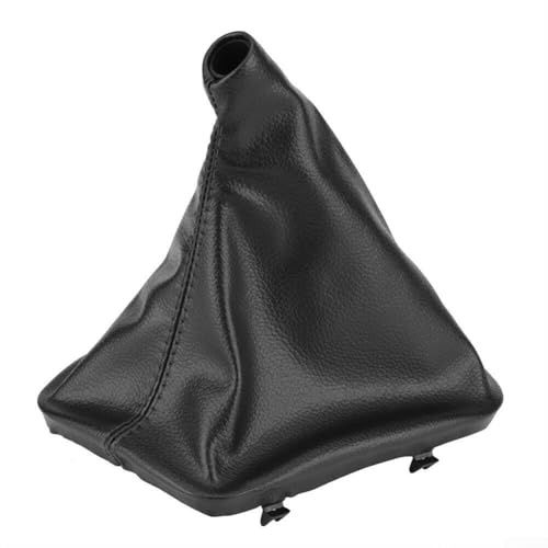 Leder Schaltknauf Kofferraum Abdeckung für E30 E36 E46, Kunstleder Schaltsack Staubschutz, Schwarz Schaltsack Ersatz für Linkslenker Fahrzeuge 1982-2005(E36)