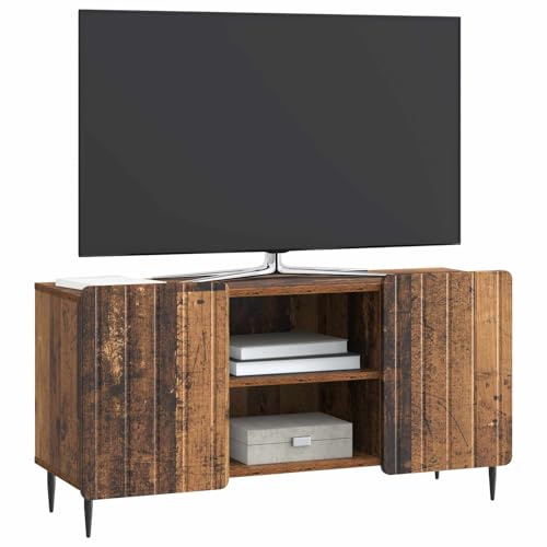 vidaXL TV-Schränk Altholz 102 x 34,5 x 52 cm Holzwerkstoff, Wohnzimmermöbel, Moderne Medienkonsole, stylische Aufbewahrung, rechteckiger Sideboard für Dein Zuhause