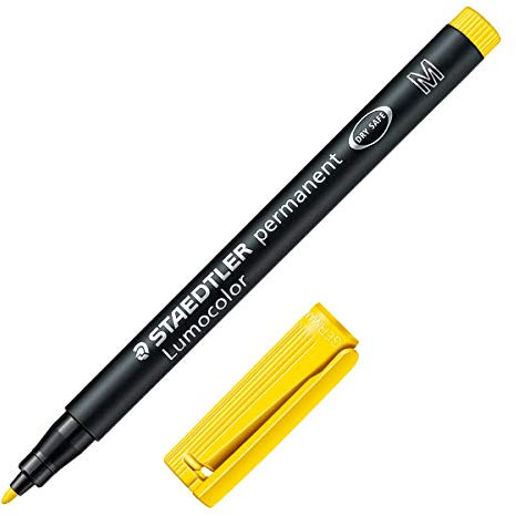 Staedtler 317-1 Feinschreiber Universalstift Lumocolor permanent, M, gelb