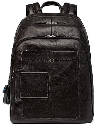 Piquadro Ganzjahresrucksack 14 Casual 42cm, Schwarz, 42, Lässiger Rucksack