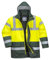 Portwest S466 Men's Waterproof Hi Vis Traffic Jacket - Reflective Safety Coat Yellow/Green, Medium