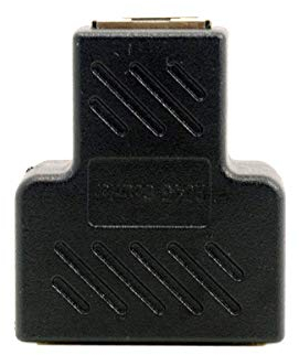 Adattatore splitter Ethernet, da CY CAT6, RJ45, 8P8C a doppia porta RJ45, con schermatura