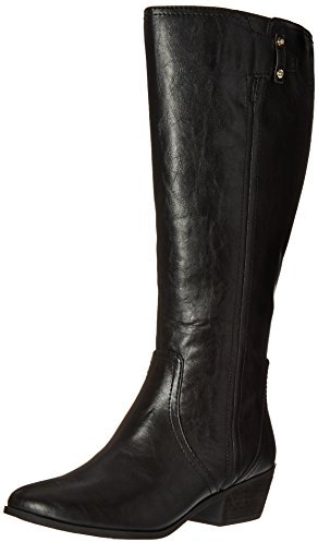 Dr. Scholl's Shoes Brilliance Wide Calf, Stivali ad Altezza Ginocchio Donna, Nero, 39.5 EU