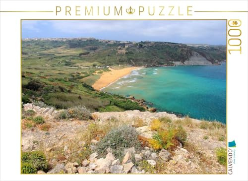 CALVENDO Puzzle Ramla Bay, Gozo | 1000 Teile Lege-Größe 64 x 48 cm Foto-Puzzle für glückliche Stunden