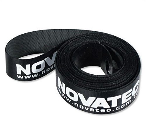 Novatec Fahrrad Rand Streifen Tape 71,1 cm 16–20 mm Fixie Fixed Gear Road Track Bike, schwarz