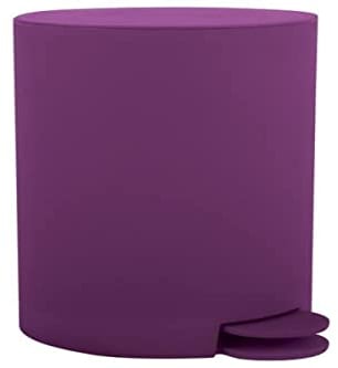 MSV PAPELERA OSAKI DE 3L DE CAPACIDAD EN COLOR PURPURA CON PEDAL PARA UNA FACIL APERTURA, FABRICADA EN POLIPROPILENO