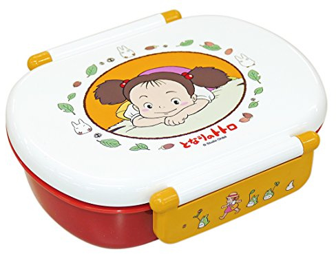 SKATER Dishwasher Safe Oval Lunch Box (with core) My Neighbor Totoro (Mei) Green Cartoon Box 360ml 2 Compartments
