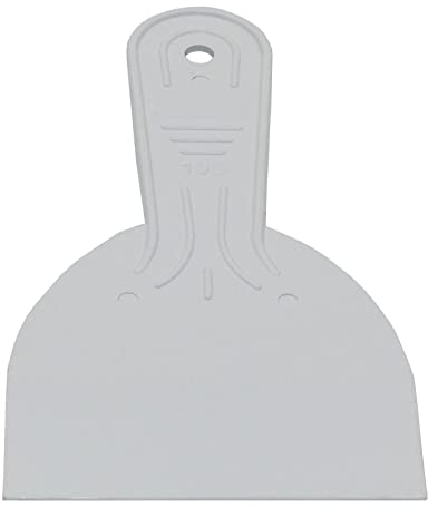 DEWEPRO® Spatule en plastique 100 mm - Spatule en plastique en polystyrène résistant (PS) - Spatule large - Spatule de surface