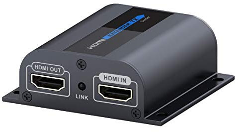 Premium Cord HDMI Extender 60 m over LAN Cable Cat6 / 6a / 7 Loop Out