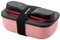 Guzzini Store On The Go Caja de Almuerzo, Polipropileno Acero Inoxidable, Rojo Brillante, 02