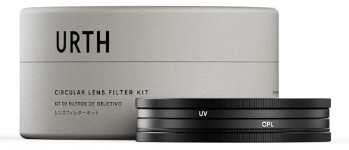 Urth - Kit de filtres pour Objectif 58 mm : UV et Circulaire polarisant (CPL) (Plus+)