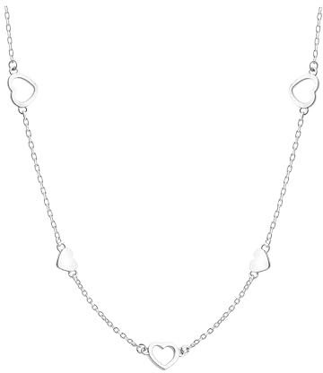 Sofia Milani - Damen Halskette 925 Silber - Herz Anhänger - 50325