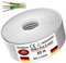 MAS-Premium Câble d'alimentation NYM-J pour pièces humides - De 5 à 100 m - Câble gainé NYM-J 4 x 1,5 mm² - Avec anneau pour pose fixe (10 m)